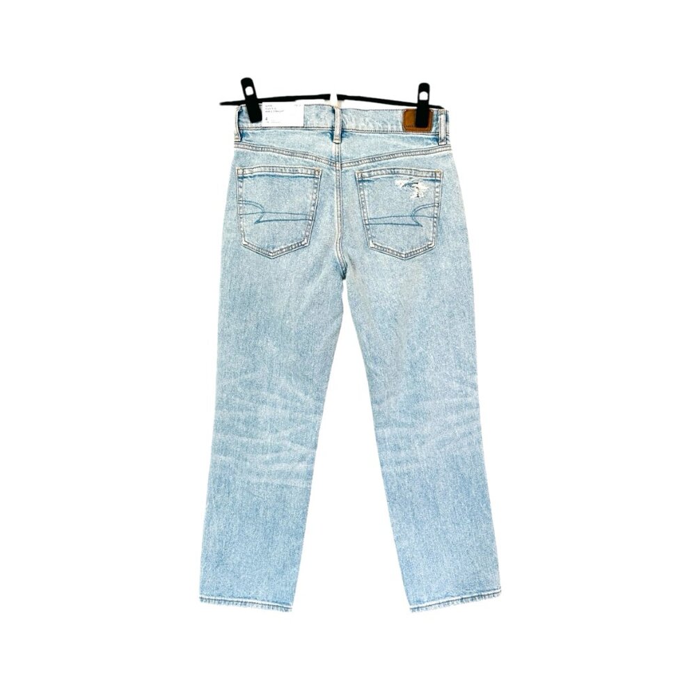 American Eagle Super High Rise Ankle Straight Jeans - Picture 5 of 5